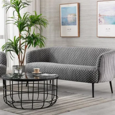 Sofa 3 vietų, pilkos spalvos