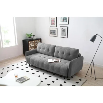 Sofa-lova 3-vietė, pilka